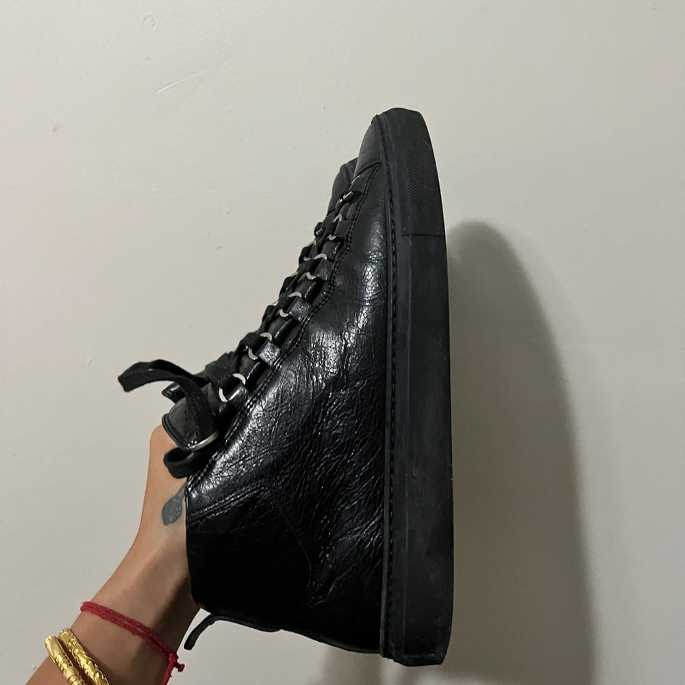 Balenciaga - Arena Leather High Sneaker - Picture 4 of 6